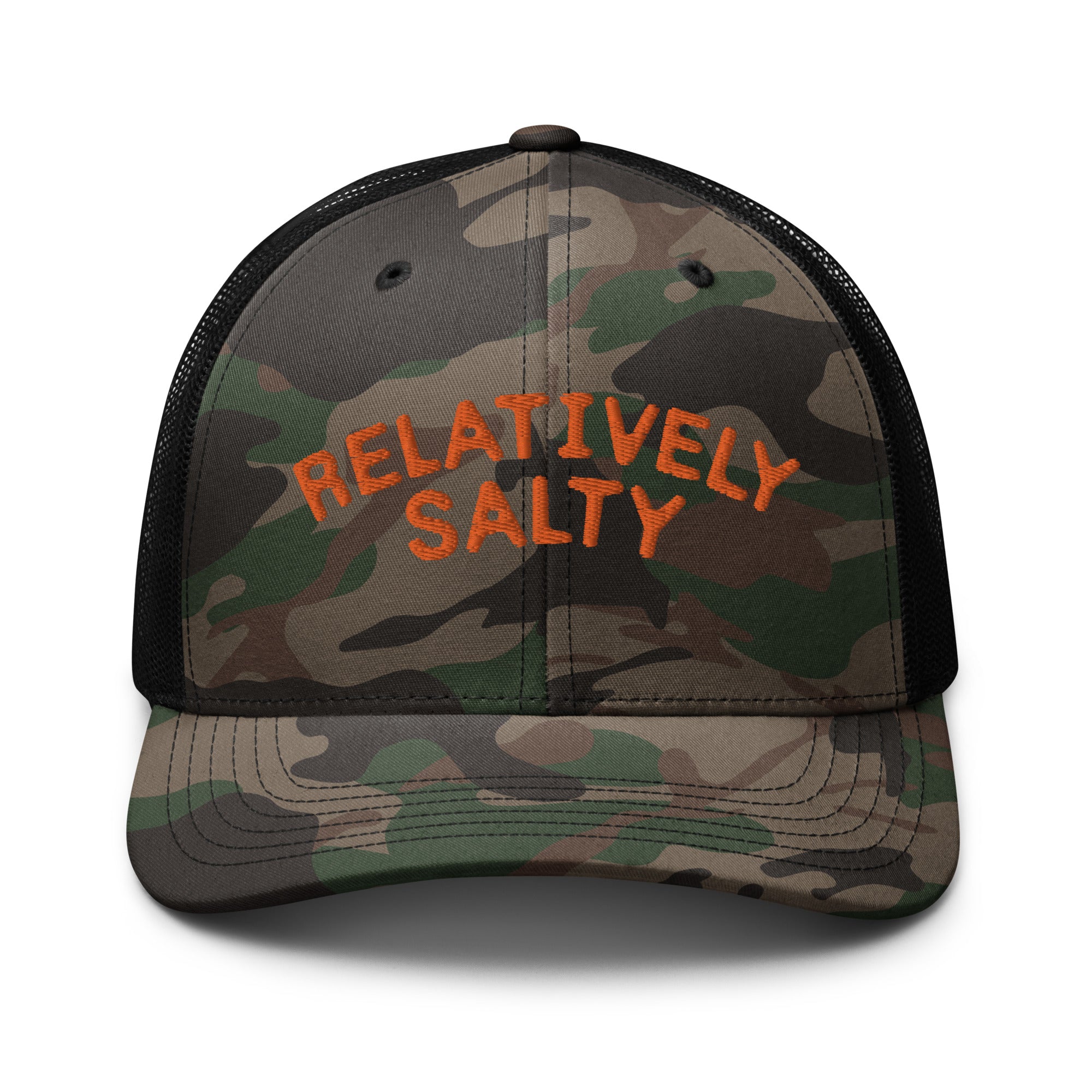 RS Alt Logo Camo Trucker